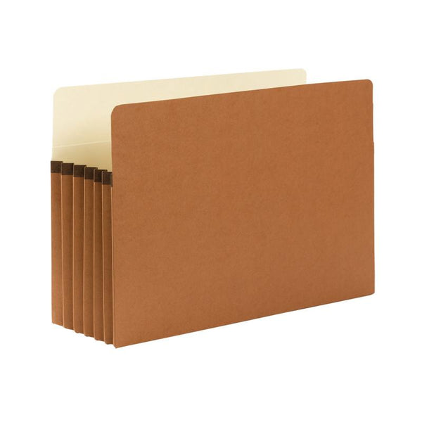 Smead File Pocket, Straight-Cut Tab, 5-1/4" Expansion, Legal Size, Redrope, 10 per Box (74234)
