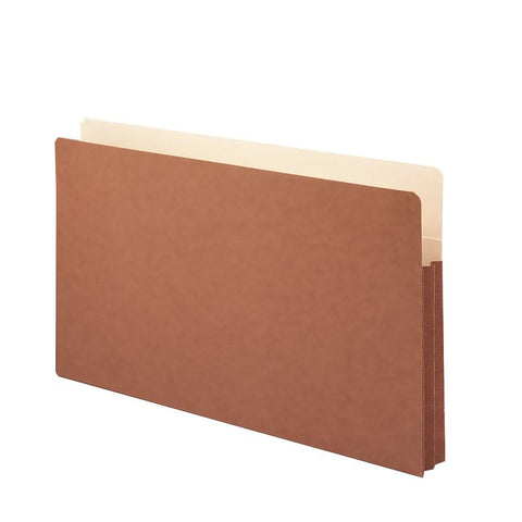 Smead File Pocket, Straight-Cut Tab, 1-3/4" Expansion, Legal Size, Redrope, 25 per Box (74254)