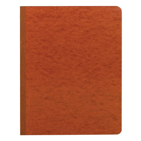 Smead Premium Pressboard Report Cover, Metal Prong with Compressor, Side Fastener, 3" Capacity, Letter Size, Red, 25 per Box (81752)