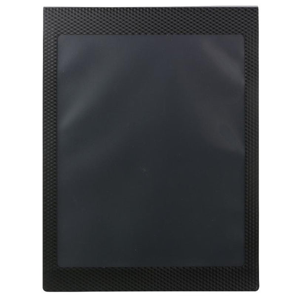 Smead Organized Up® NoteMate Pad Folio, Clear Poly Front, Black,  2 per Pack (85815)