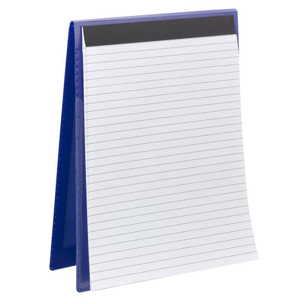 Smead Organized Up® NoteMate Pad Folio, Clear Poly Front, Dark Blue,  2 per Pack (85816)