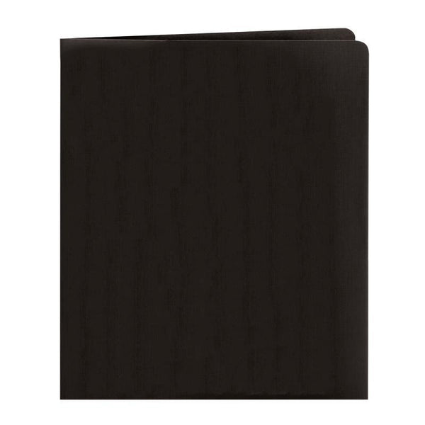 Smead Two-Pocket Heavyweight Folder, Letter Size, Black, 25 per Box (87853)