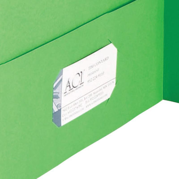 Smead Two-Pocket Heavyweight Folder, Letter Size, Green, 25 per Box (87855)