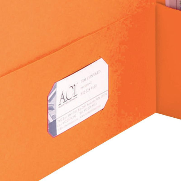 Smead Two-Pocket Heavyweight Folder, Letter Size, Orange, 25 per Box (87858)