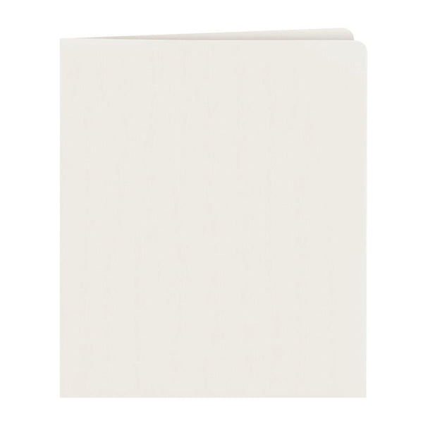 Smead Two-Pocket Heavyweight Folder, Letter Size, White, 25 per Box (87861)