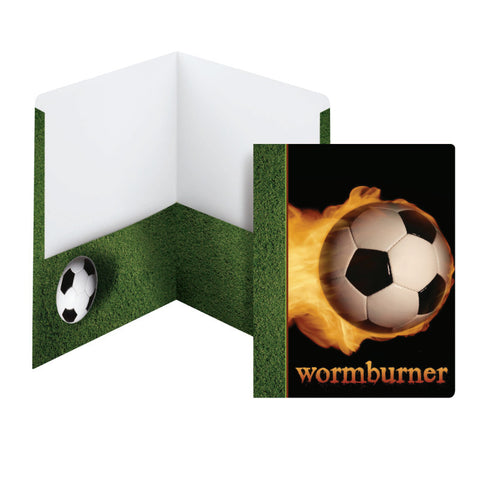 Carton of 50 Smead Raditudeƒ?› Collection Two-Pocket File Folder, Letter Size, Wormburner (Soccer) (87904)