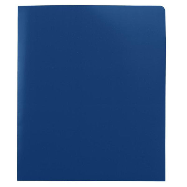 Smead Contemporary Two-Pocket Folders, Letter Size, Dark Blue, 25 per Box (87960)